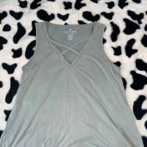American Eagle Outfitters Green Tank Top